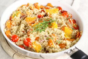 quinoa salad with citrus and herbs