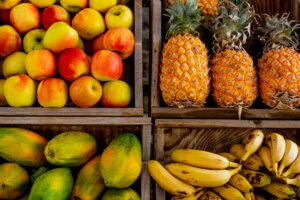 crates of produce